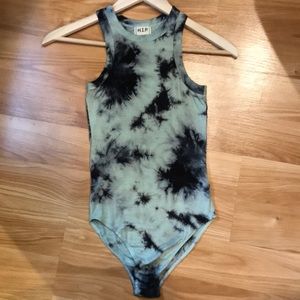 H.I.P. Racerback Bodysuit w/ Snap Closure